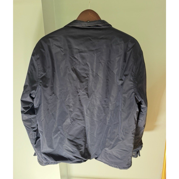 $395 Eden Park Paris Men’s Zip Through Bomber Coat Jacket Navy Quiet Luxury - Picture 10 of 15